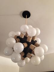 Robert Sonneman Twenty-four-bulb Cube Chandelier