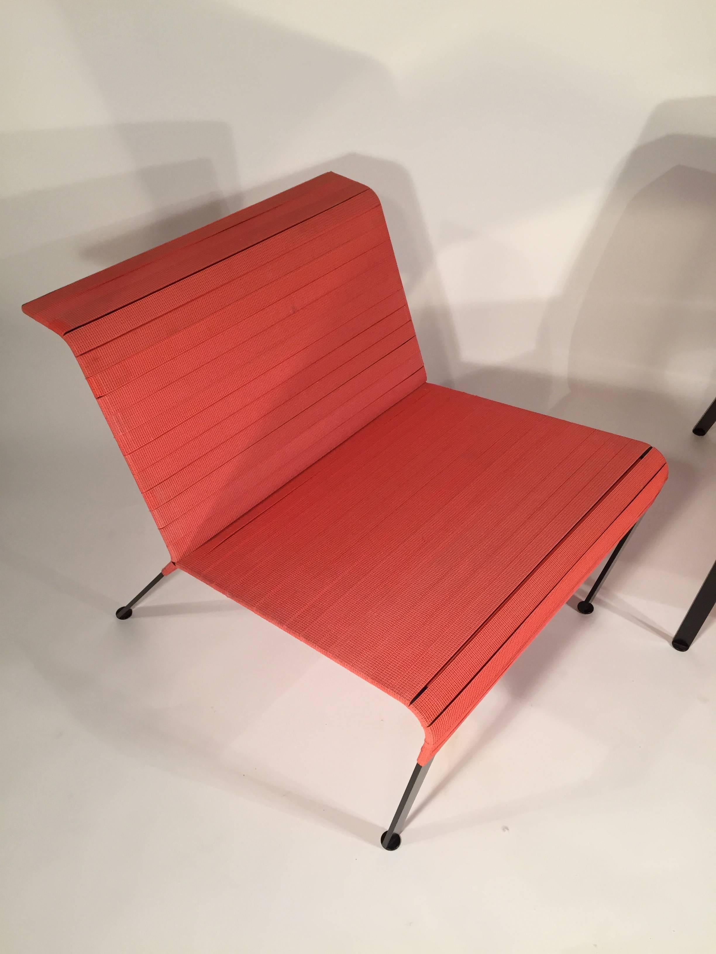 Post Modern Italian Lounge Chairs In Good Condition For Sale In Lake Success, NY