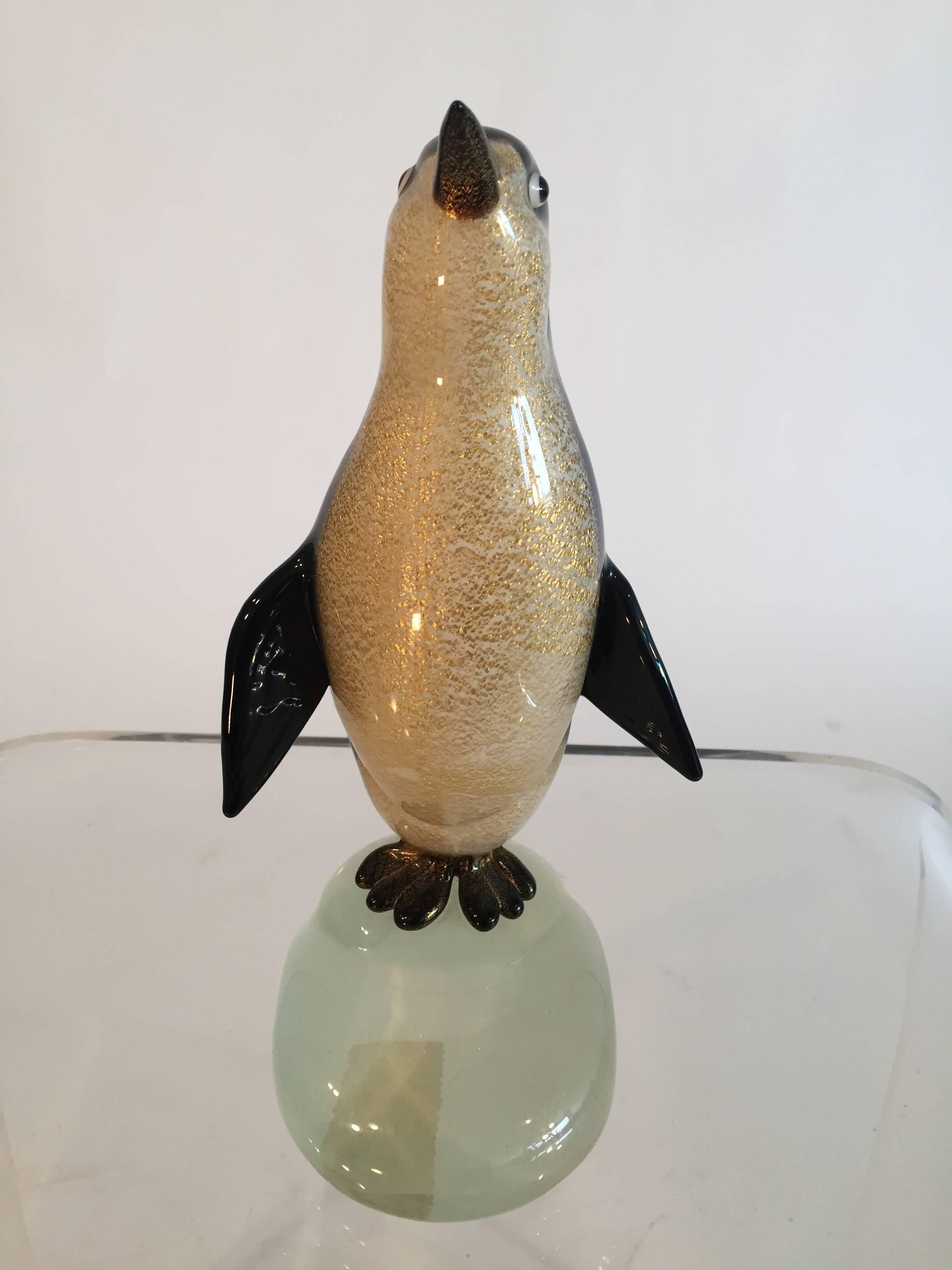 Italian Murano Art Glass Penguin