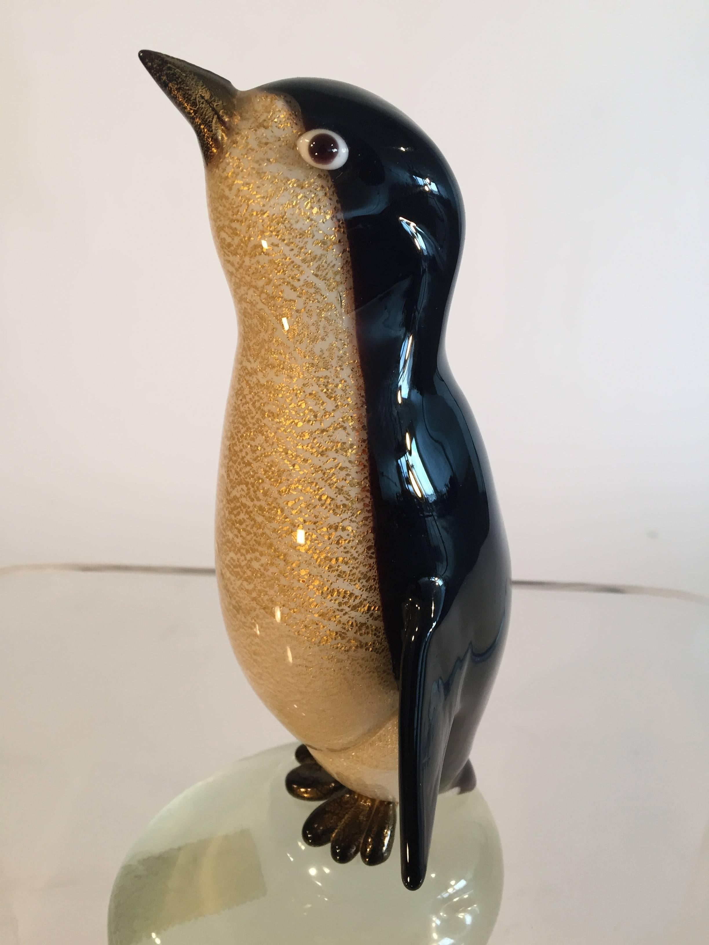 Mid-20th Century Murano Art Glass Penguin