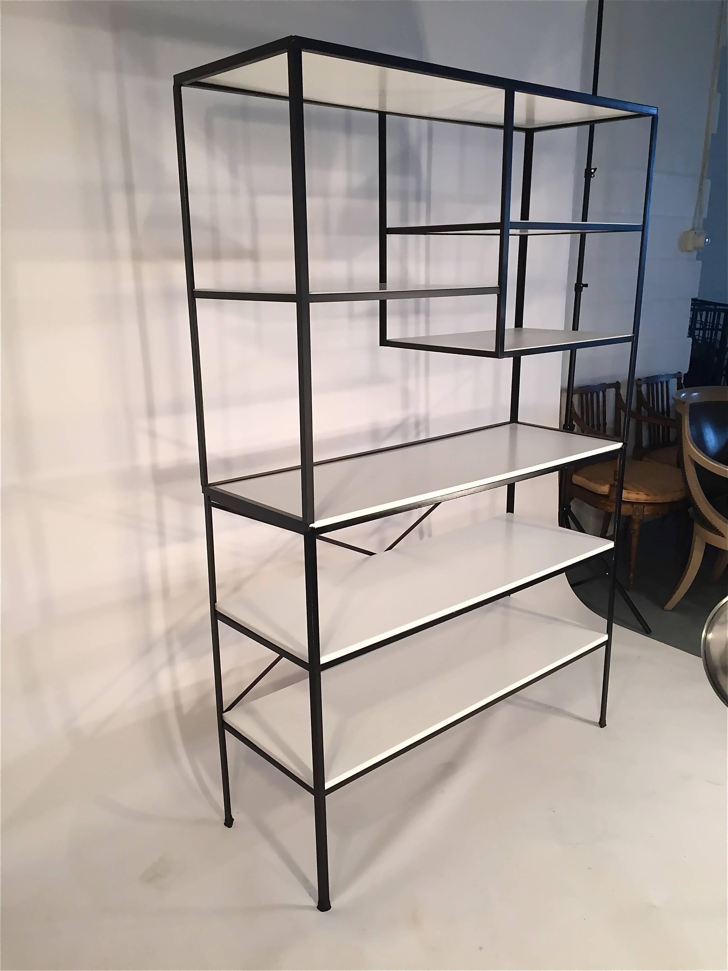 Frederick Weinberg Iron Shelf Unit In Good Condition In Lake Success, NY