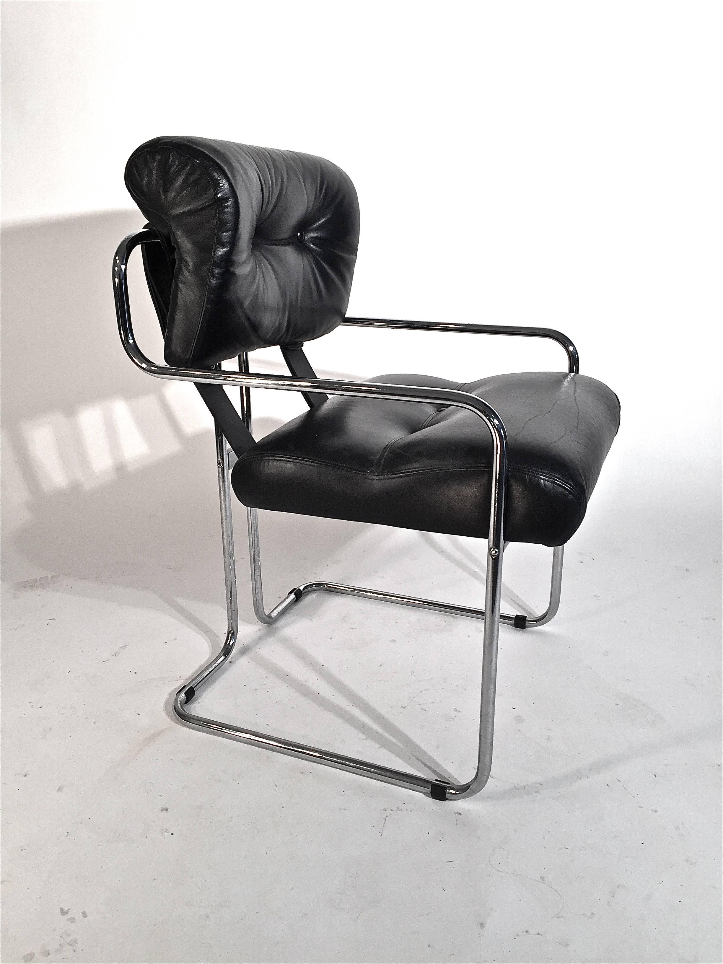 Guido Faleschini Tucroma Chairs by i4 Mariani for Pace For Sale 3