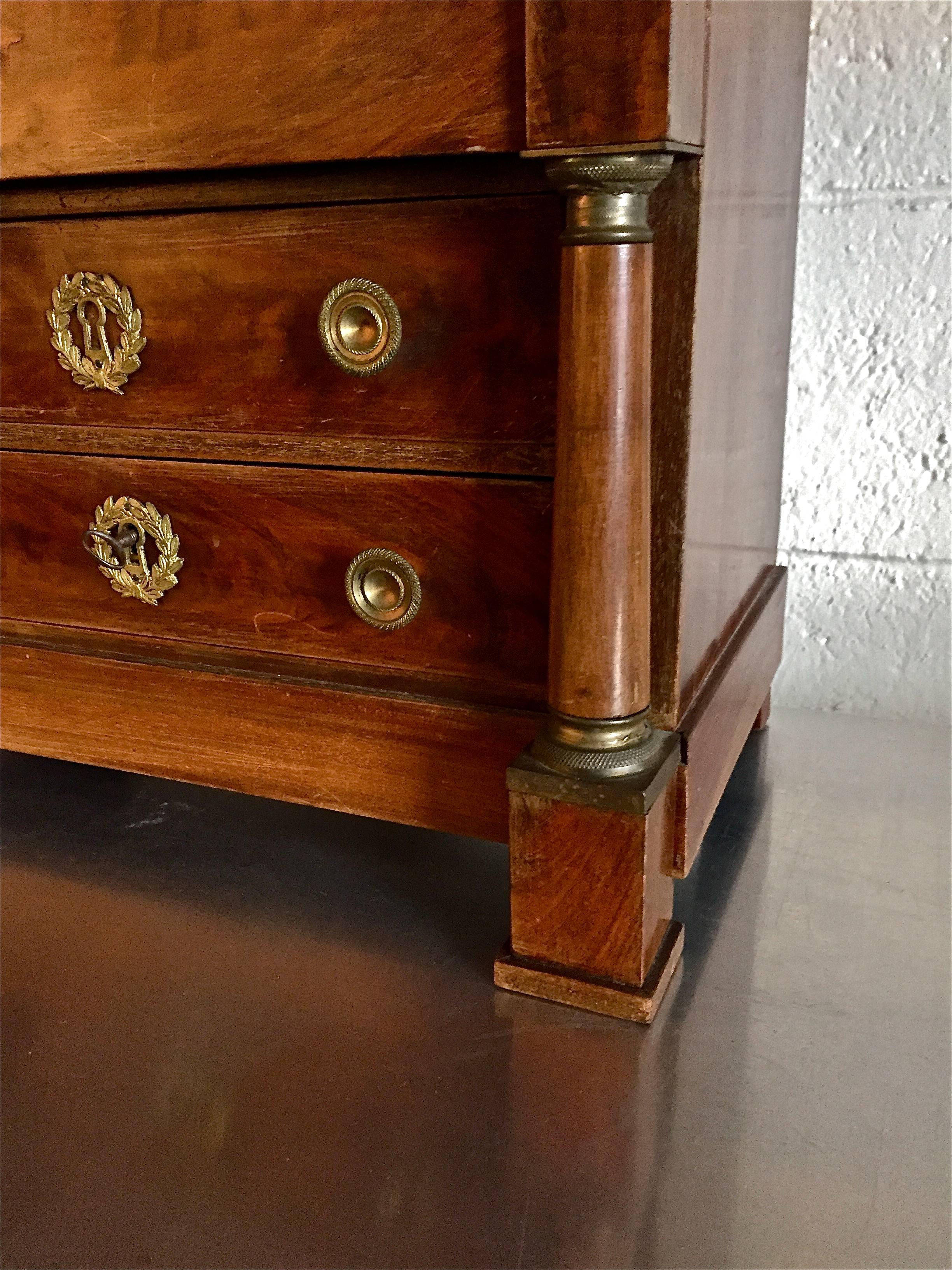 19th Century French Empire Miniature Commode Chest For Sale 1