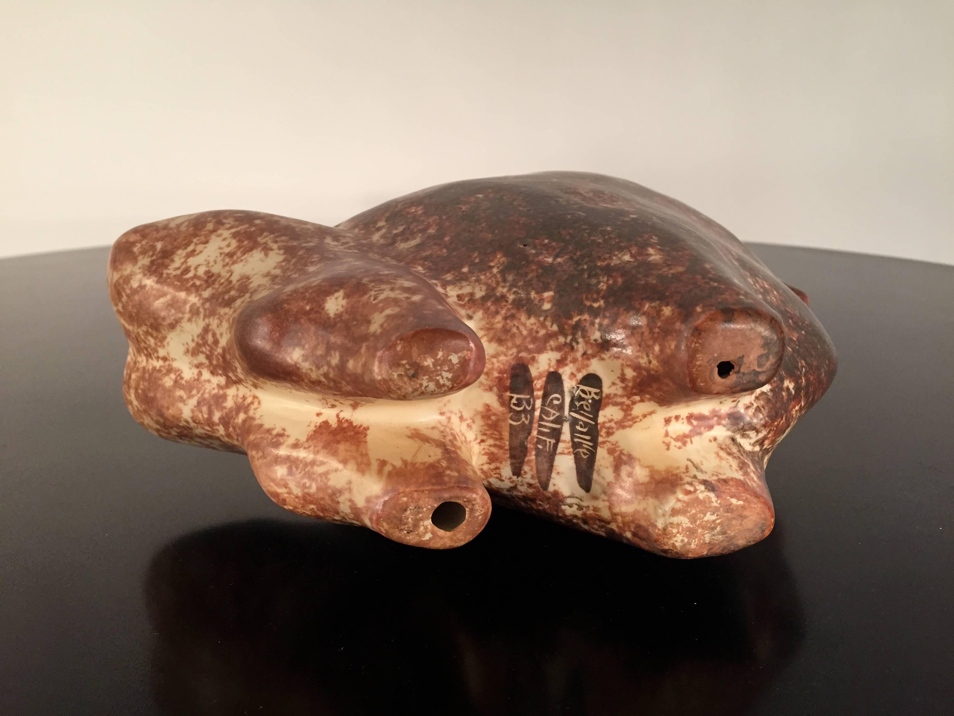 Marc Bellaire Art Pottery Buffalo For Sale 2