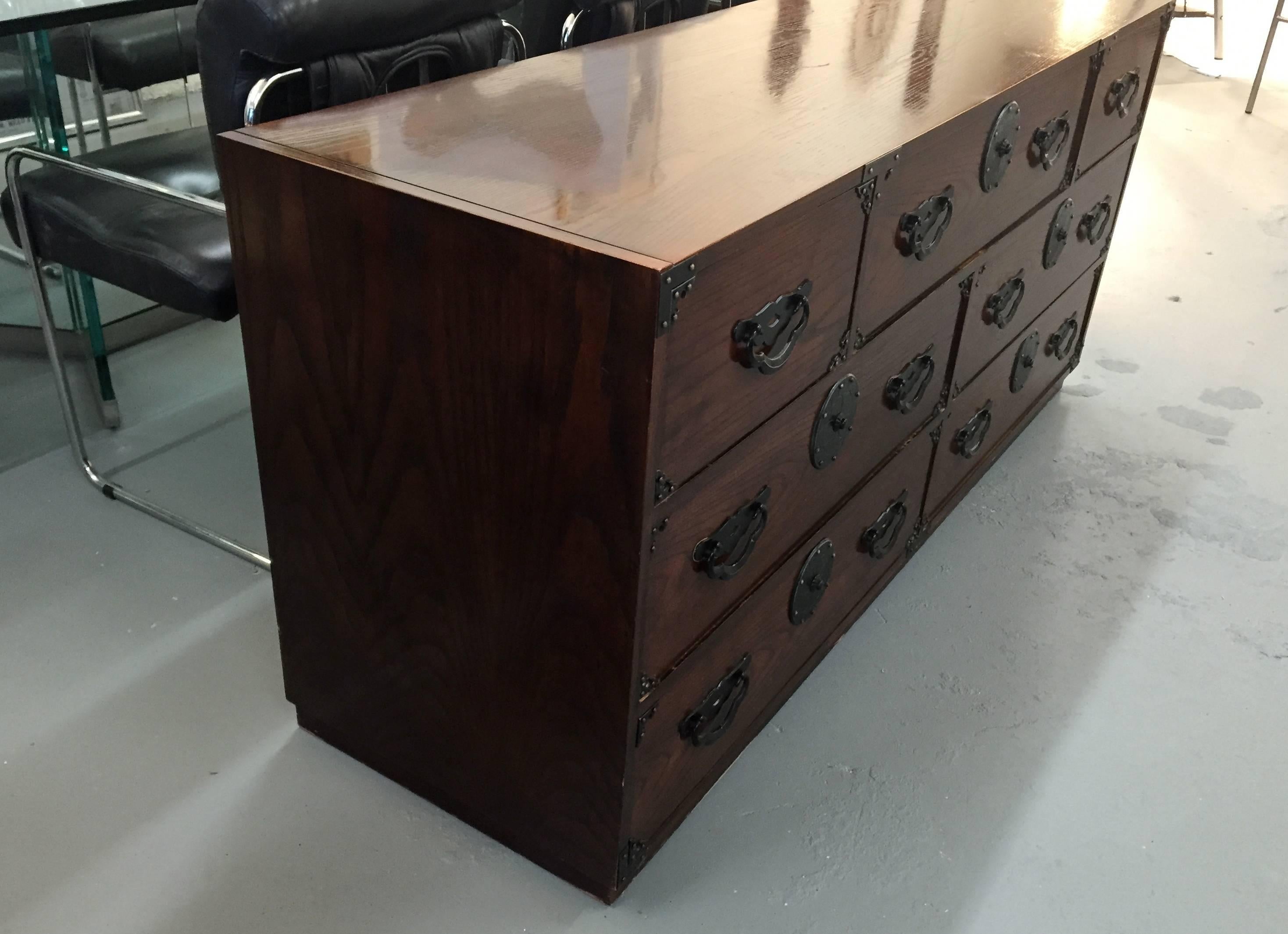 Metal Modern Tansu Chest by Baker
