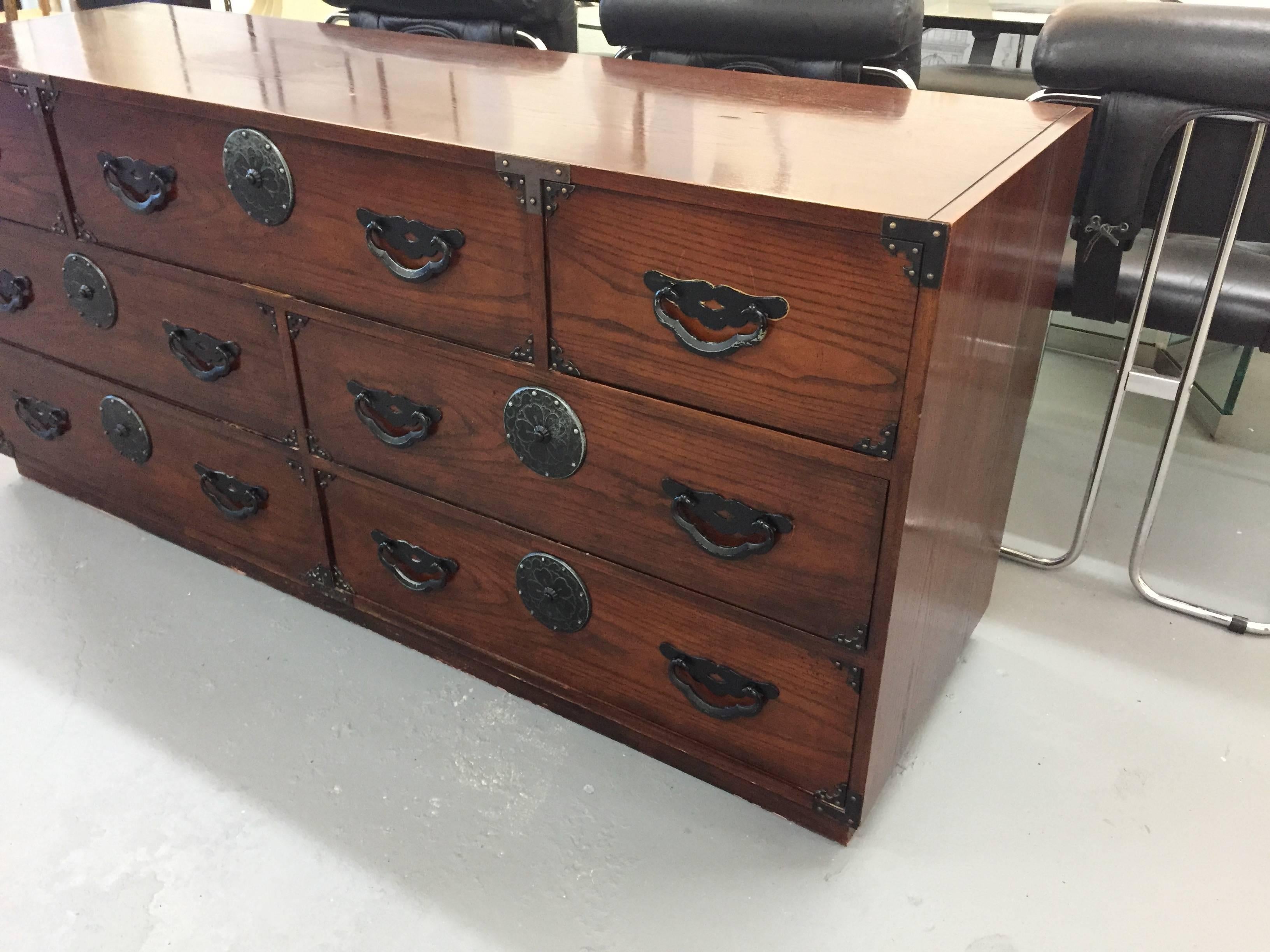 Mid-20th Century Modern Tansu Chest by Baker
