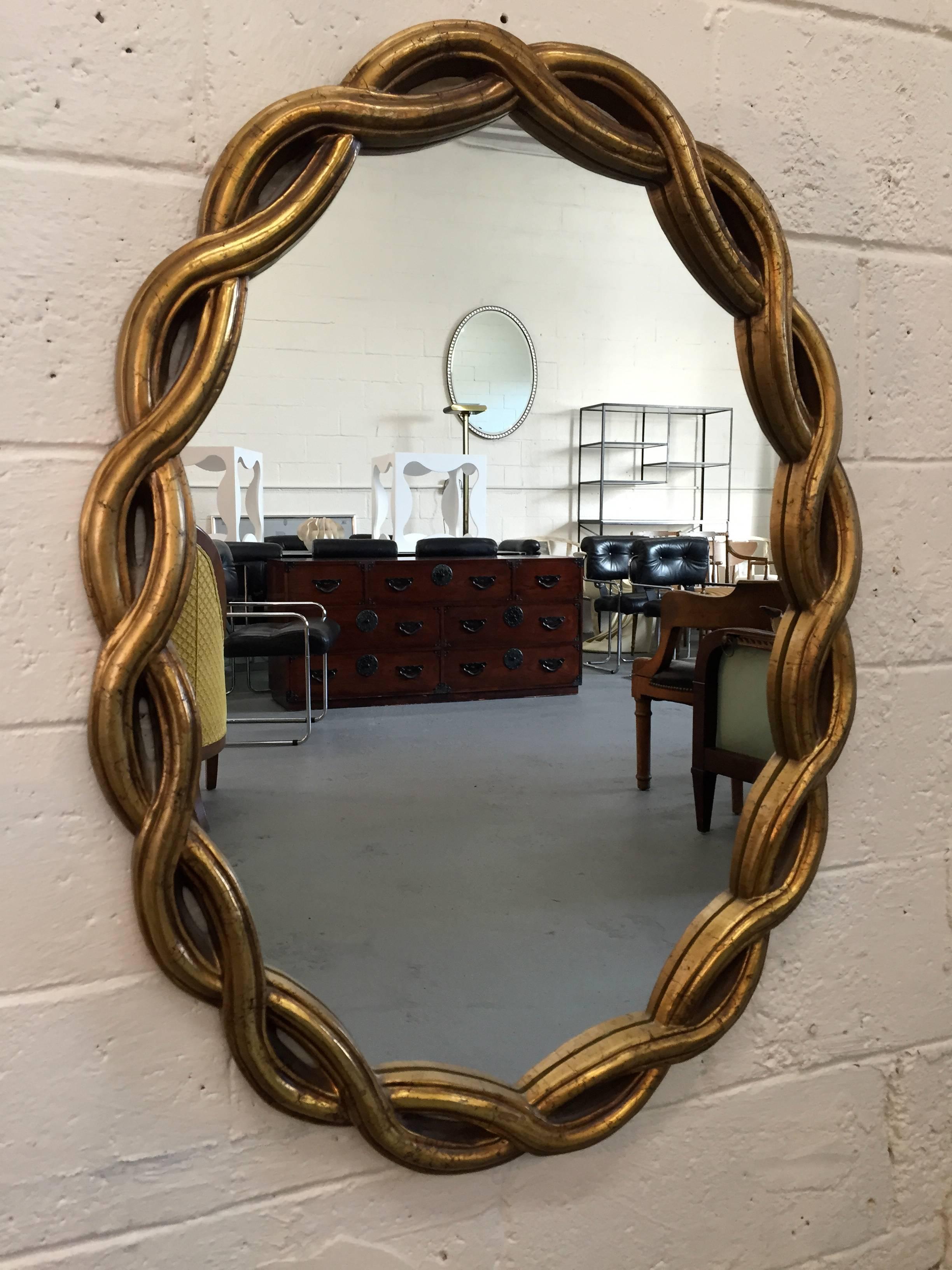 Late 20th Century Decorative Wall Mirror For Sale