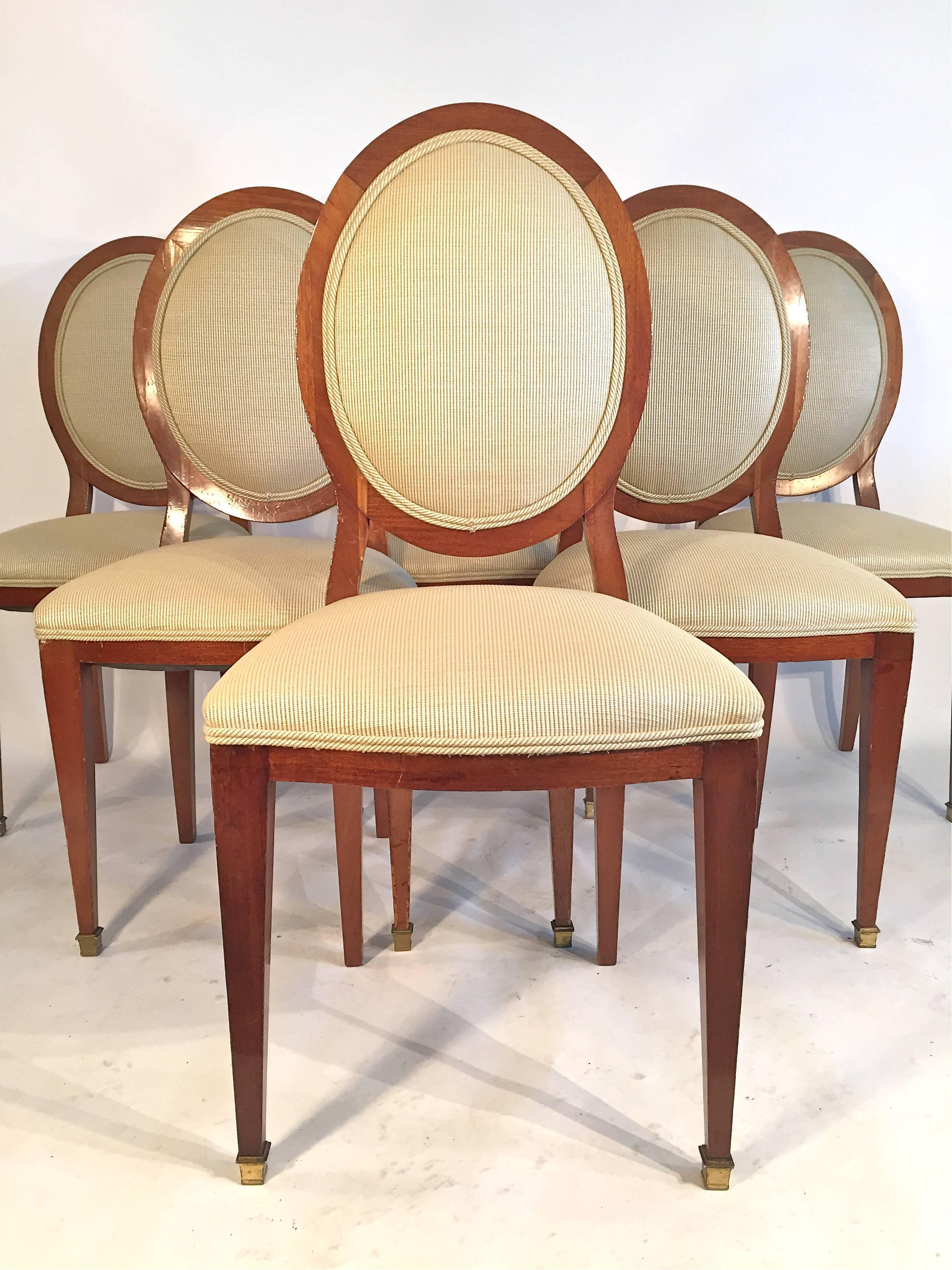 Set of Six Biedermeier Dining Chairs In Good Condition In Lake Success, NY
