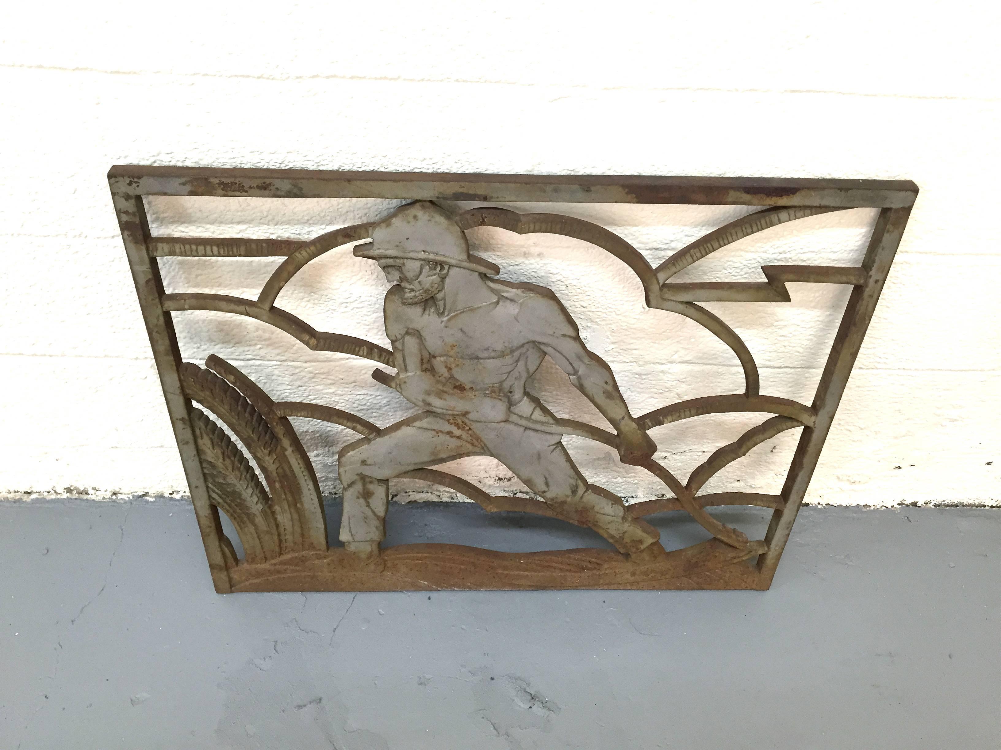 Art Deco Iron Panel 1