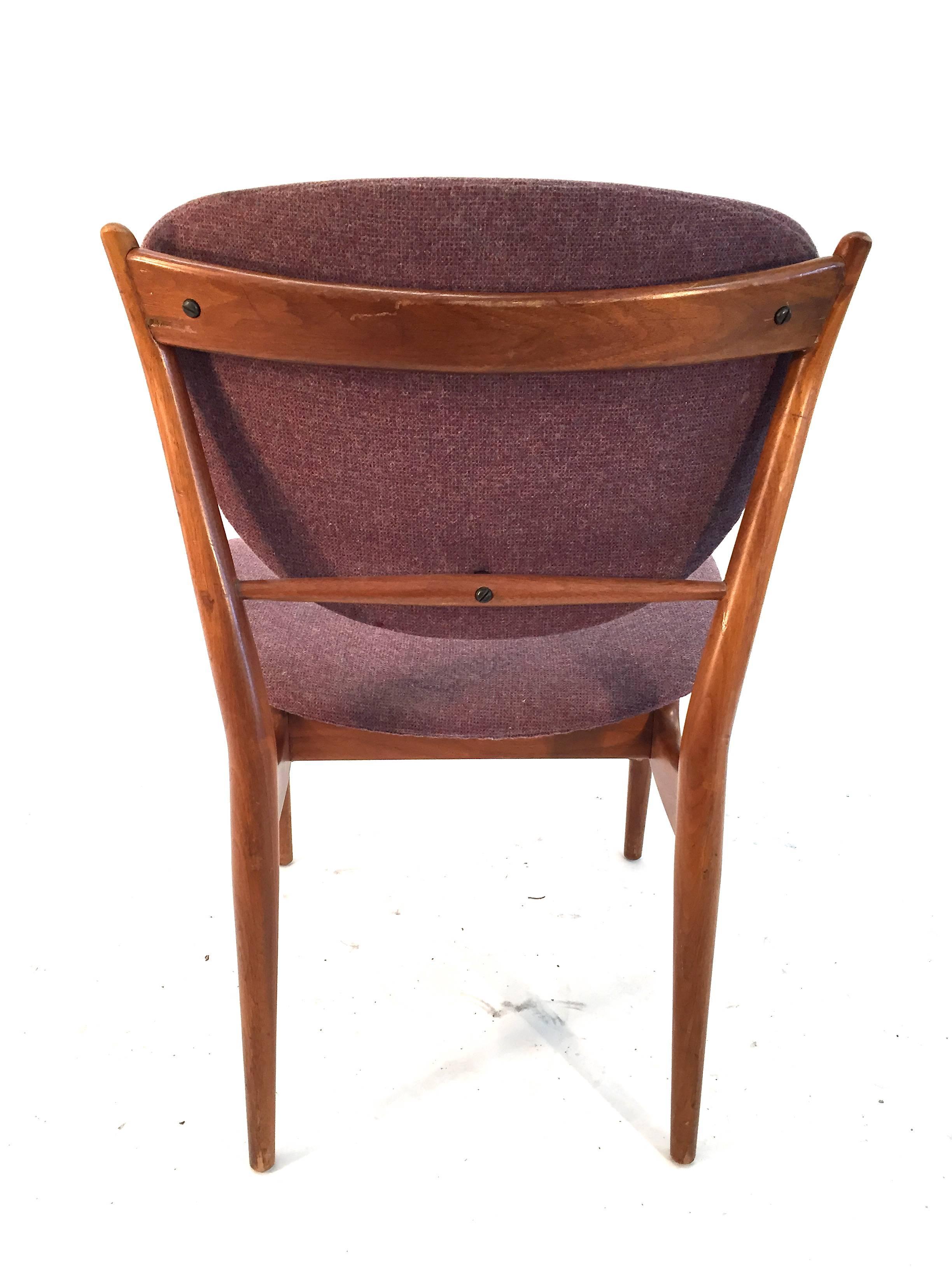 Finn Juhl Model Nv-51 Side Chair for Baker For Sale 3