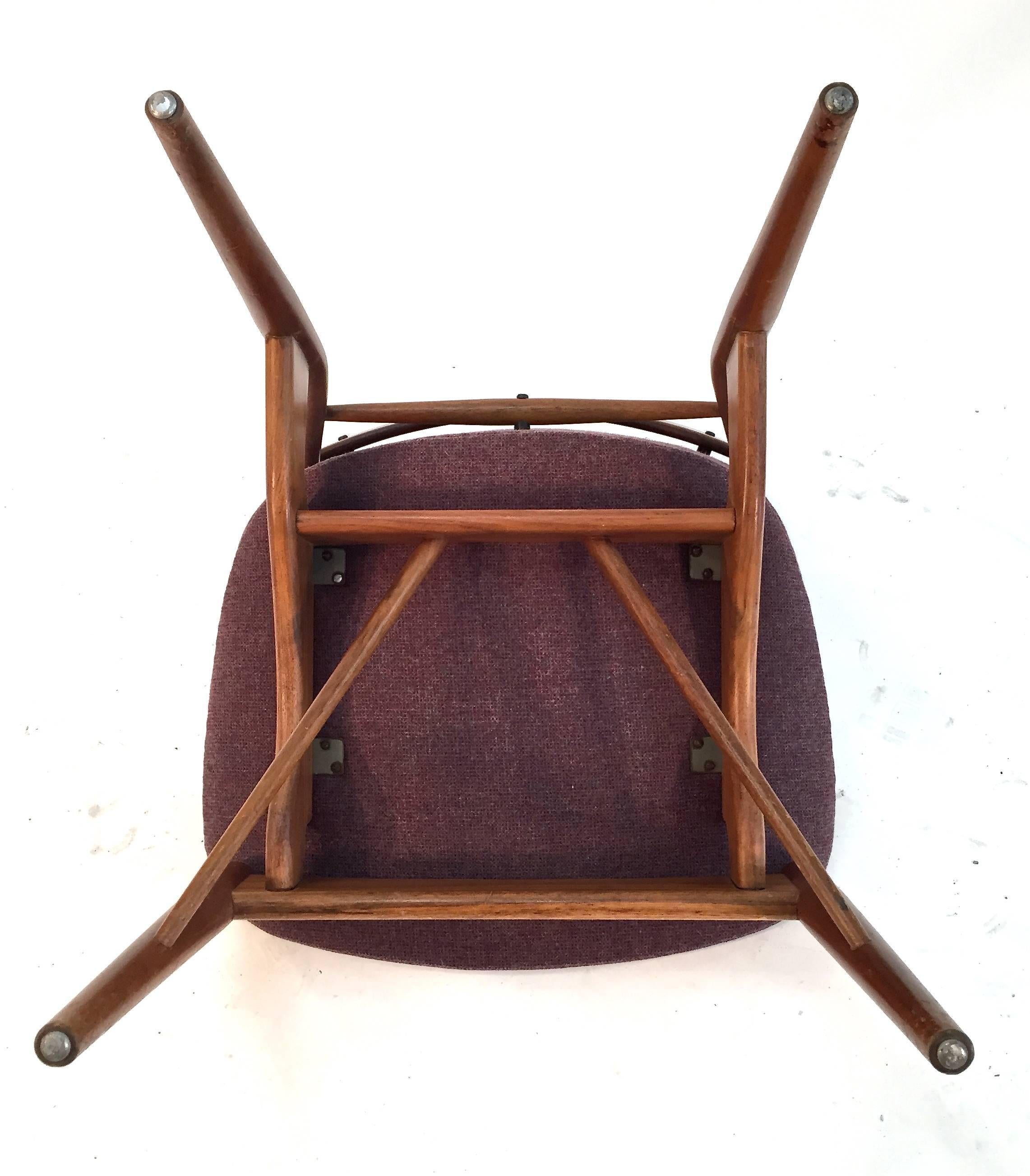 Finn Juhl Model Nv-51 Side Chair for Baker For Sale 5