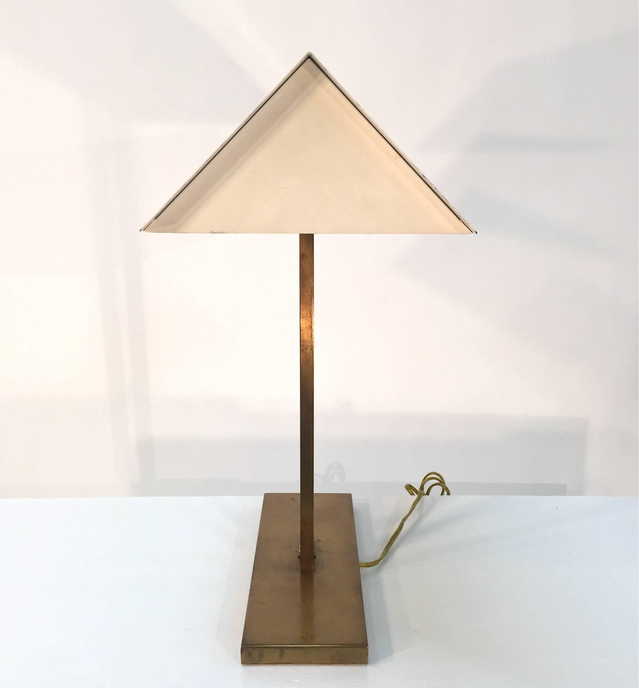 Greta Von Nessen Brass Desk Lamp For Sale 2