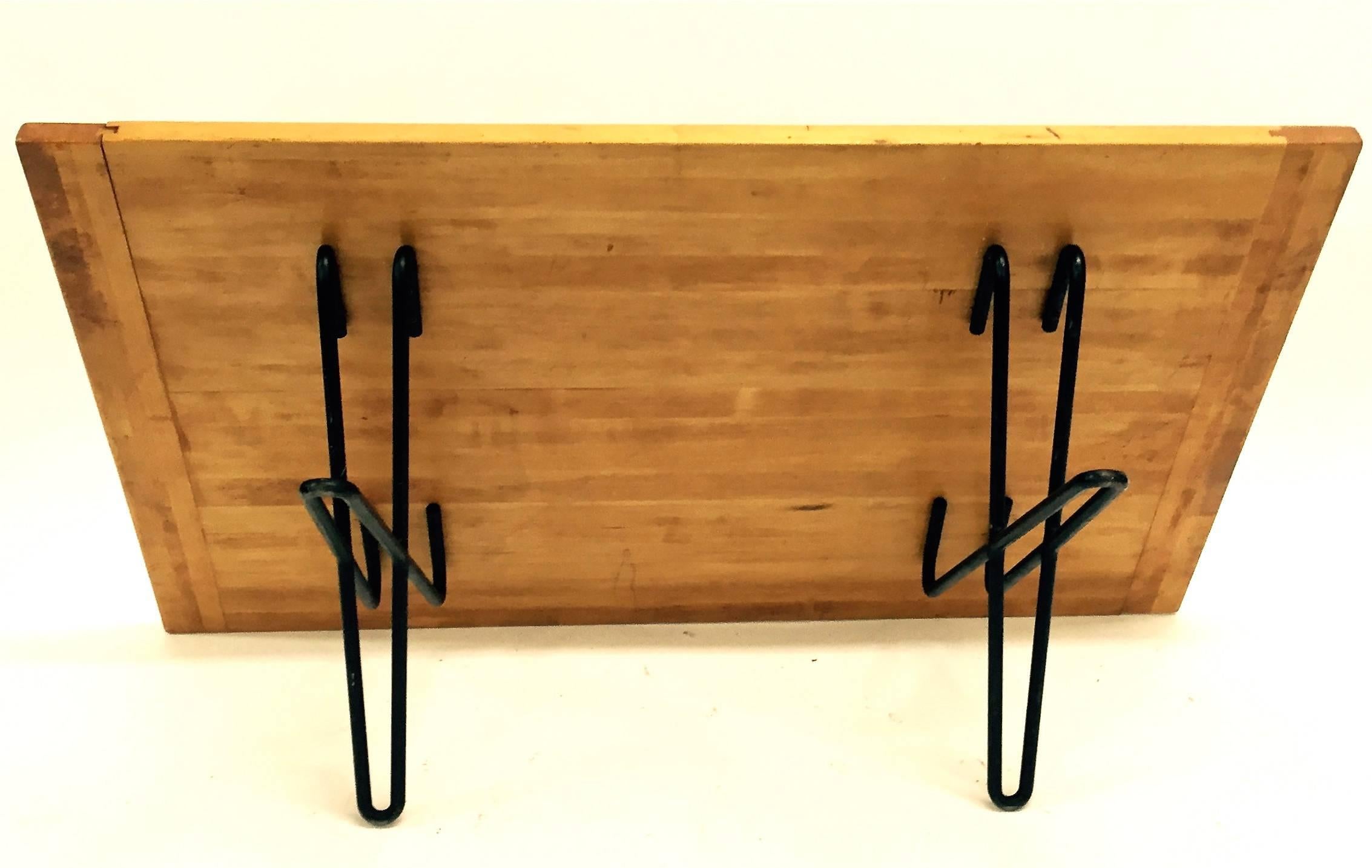 Henry Robert Kann Coffee Table with Sculptural Iron Hairpin Legs, 1950s For Sale 4