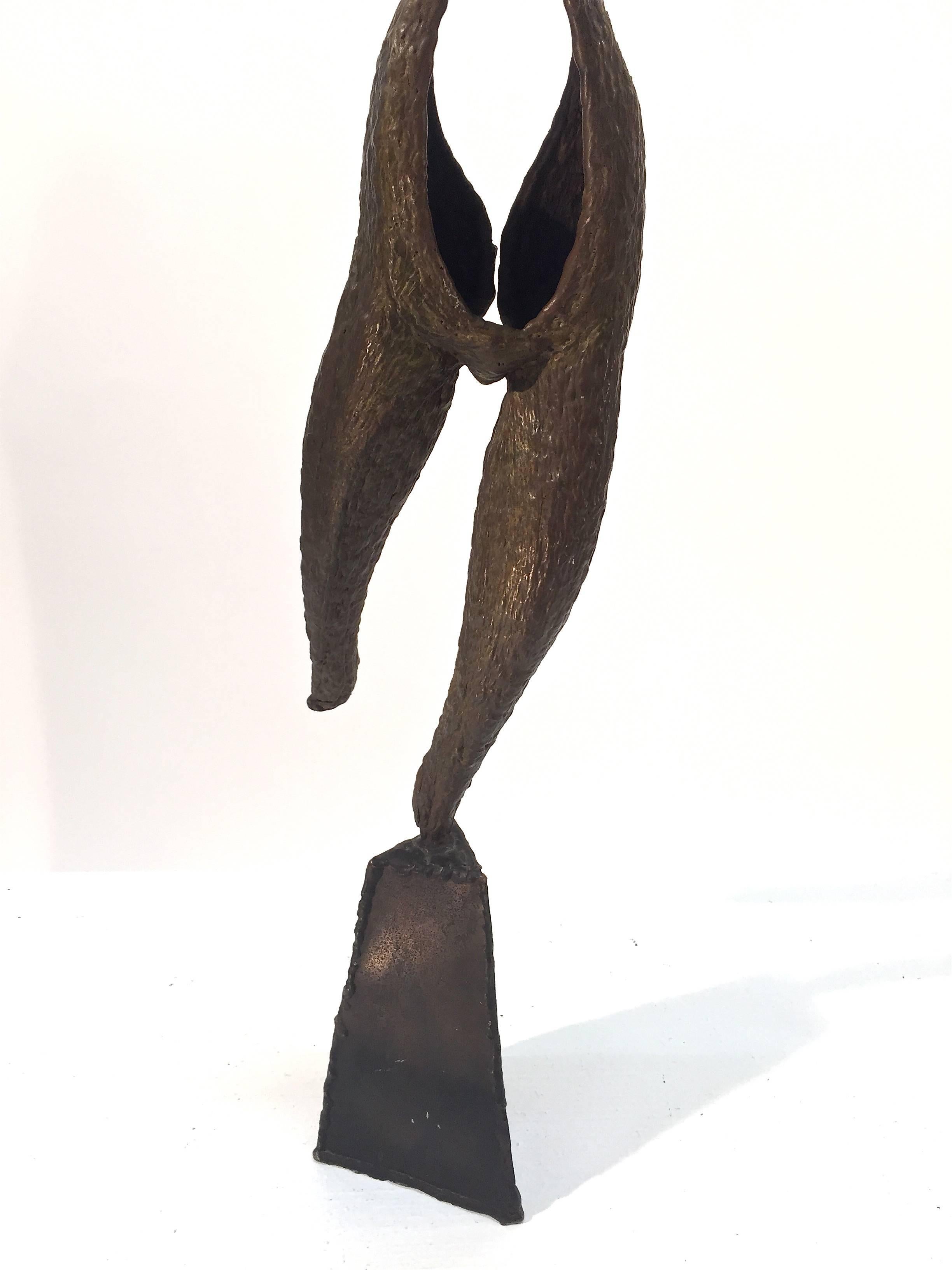 Mid-Century Modern Mid-Century Bronze Female Nude Sculpture For Sale