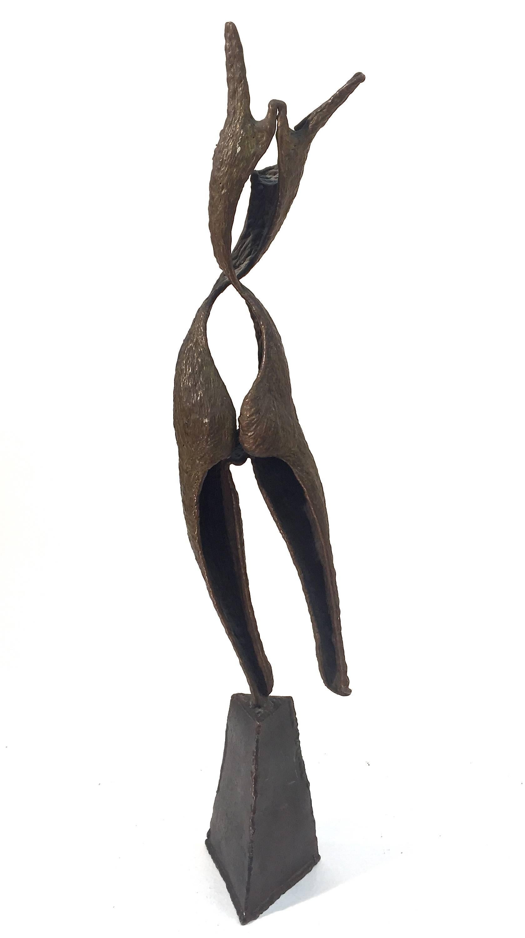 Mid-Century Bronze Female Nude Sculpture For Sale 3