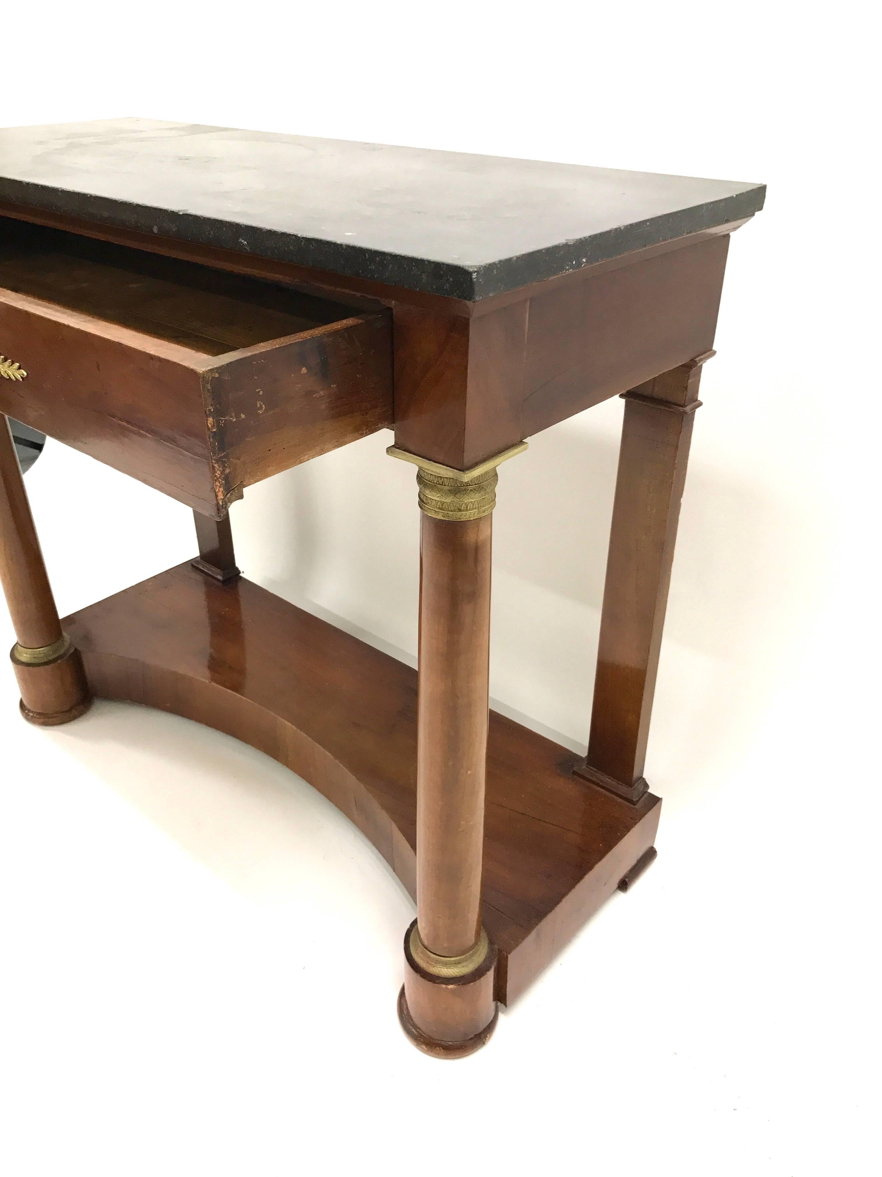 19th Century French Empire Console Table 1