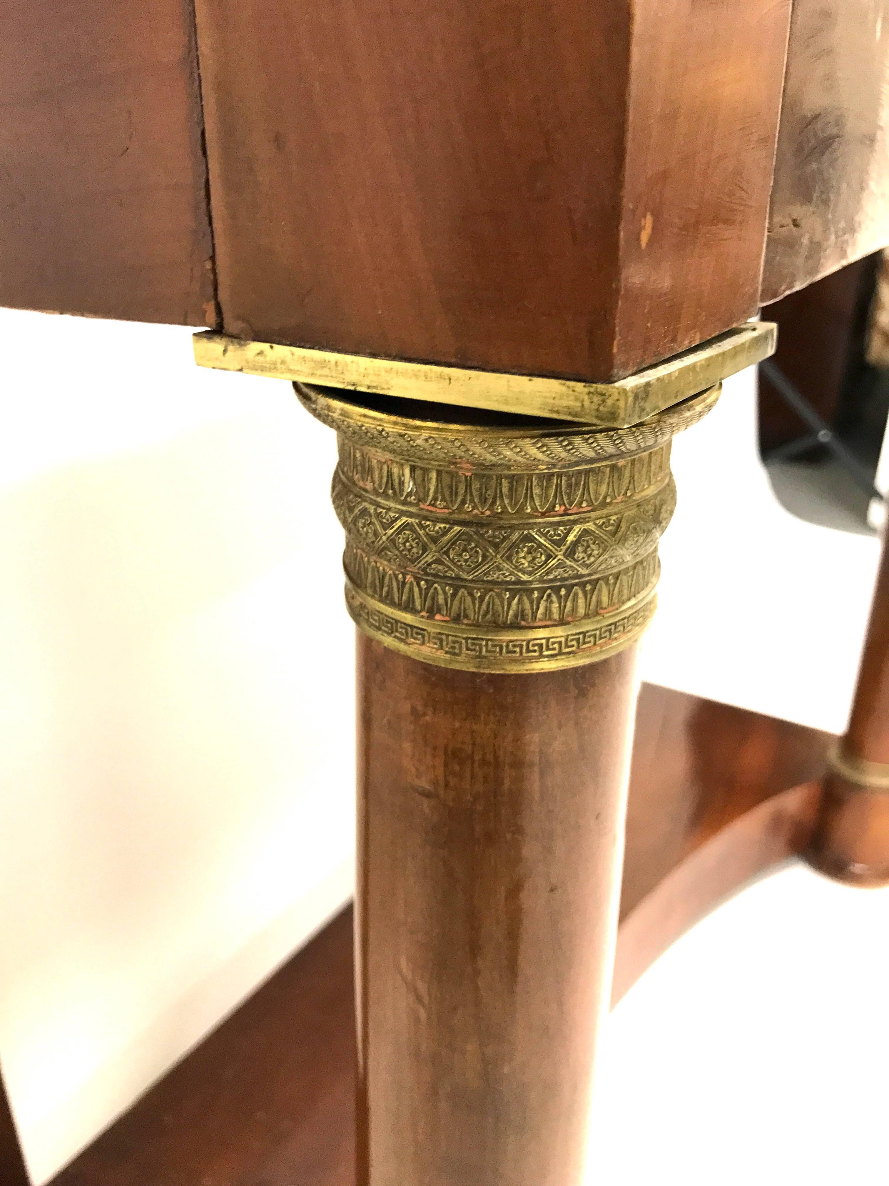 19th Century French Empire Console Table 5