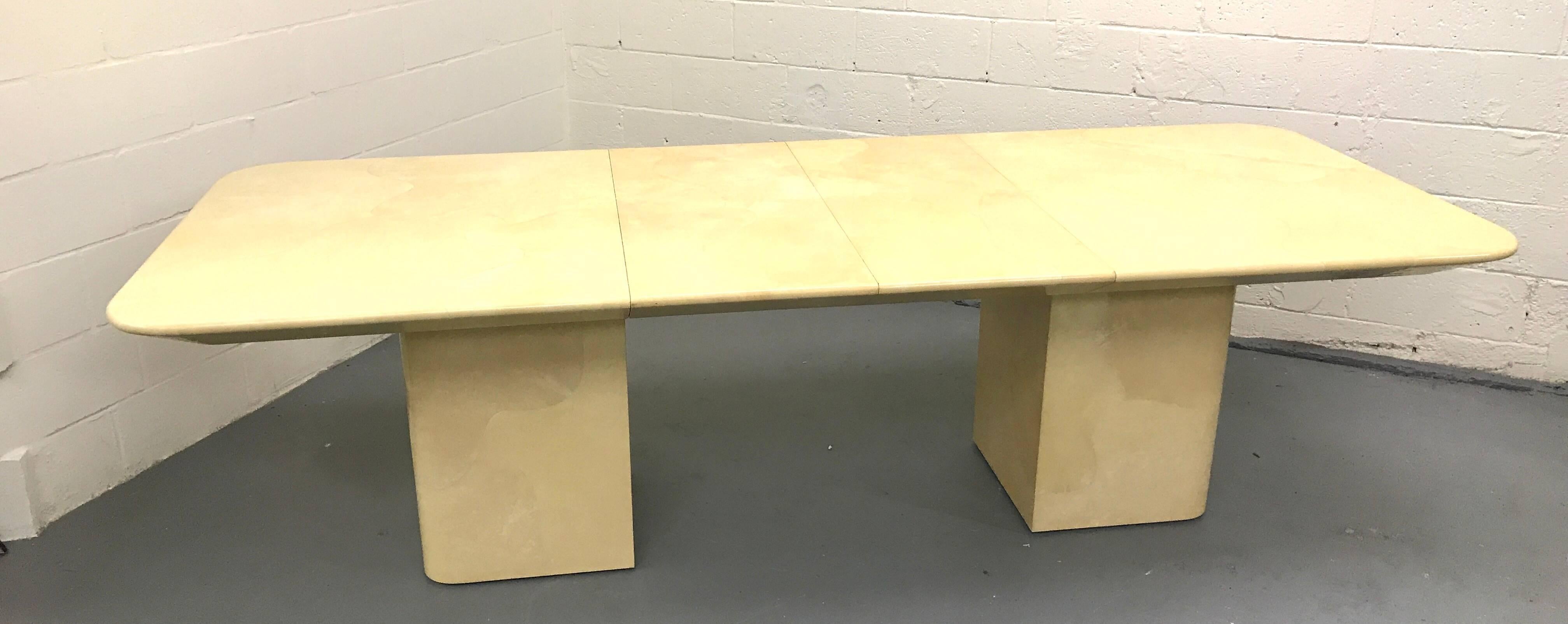 Lacquered Goatskin Dining Table 4