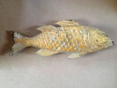 Old French Zinc Fish Shop Sign