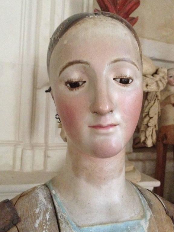 18th Century Italian Carved Mannequin For Sale at 1stDibs