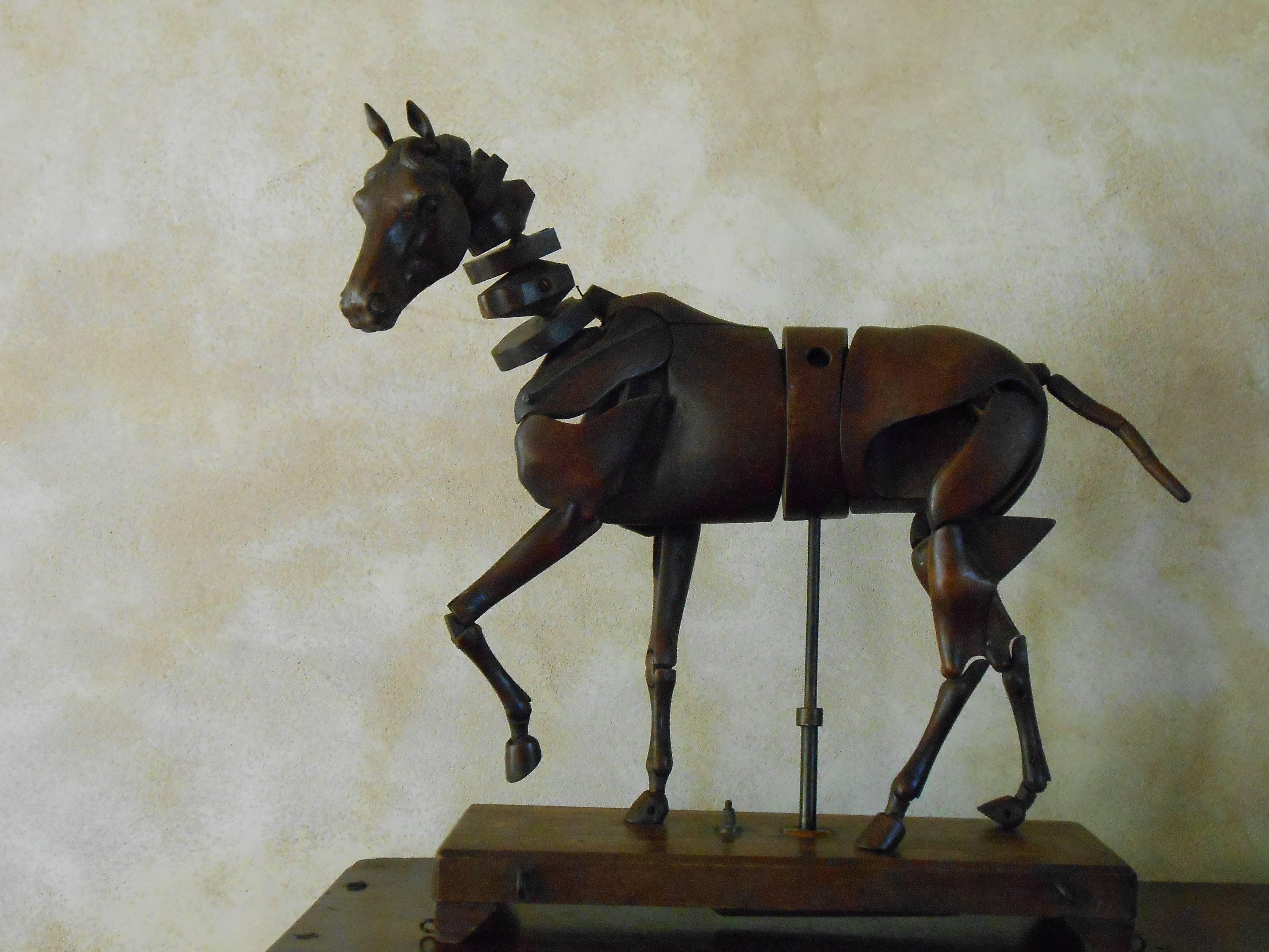 19th Century French Articulated Horse Model For Sale 3