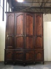 Large 18th Century  French Buffet with Generous and Curved Shape