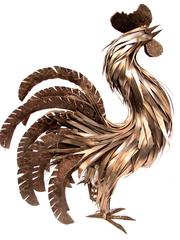 1970s Steel Rooster