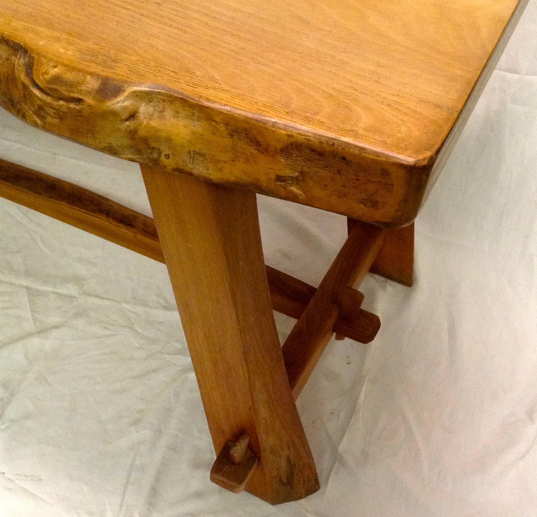 Finnish Wood Dining Room Table by Olavi Hanninen, 1st Edition, 1958 In Good Condition For Sale In Saint-Ouen, FR