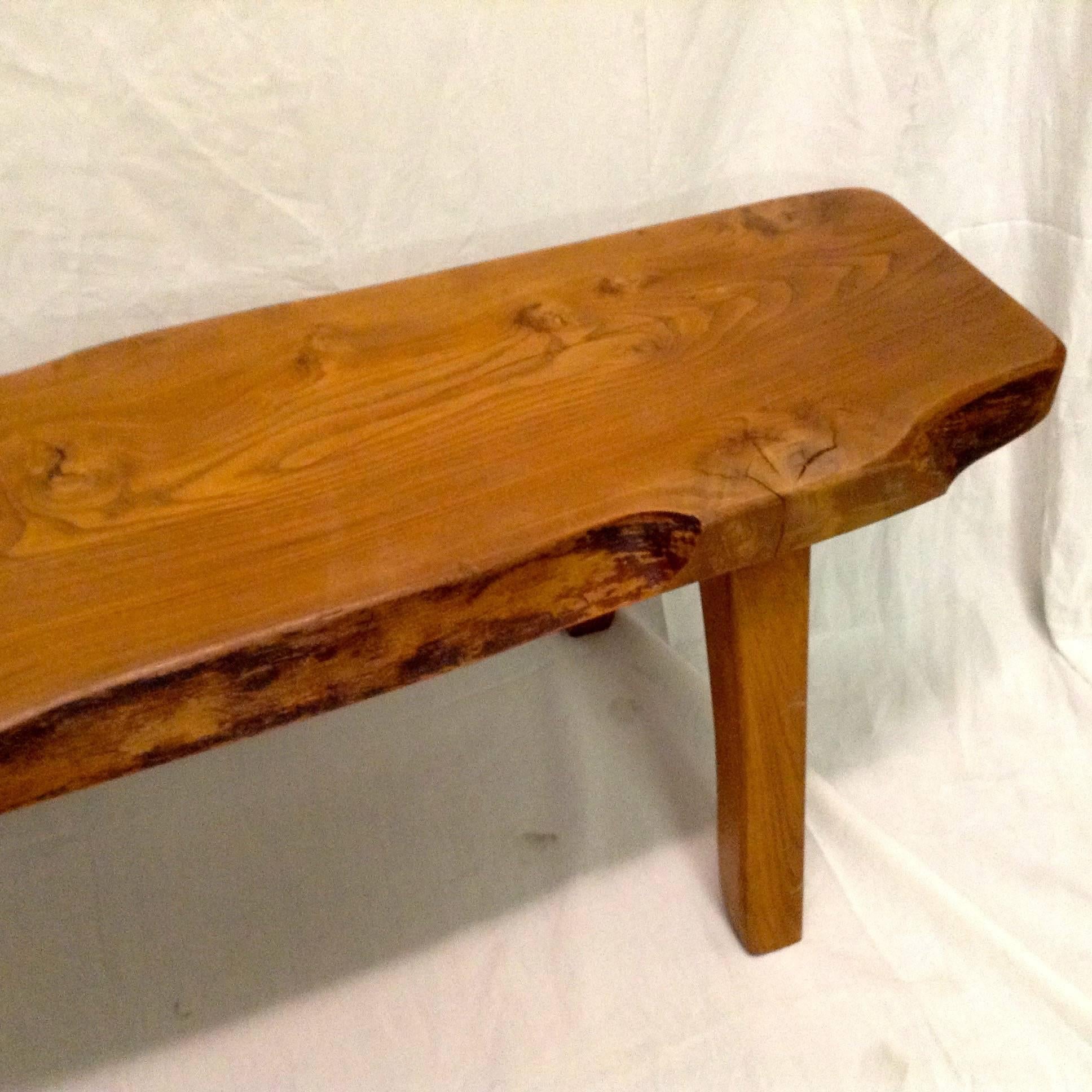 Scandinavian Modern Finnish Wood Pair of Benches by Olavi Hänninen, First Edition, 1958 For Sale