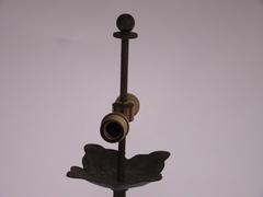 1940s French Wrought Iron Floor Lamp