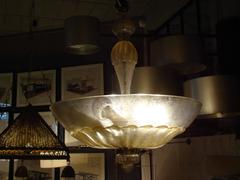 1950s Italian Murano Corroso Art Glass Ceiling Light by Seguso for Veronese
