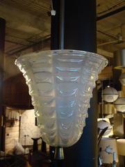 1940s Italian Murano Art Glass Ceiling Light by Barovier e Toso