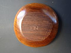 1950s Palm Wood Bowl by Odile Noll