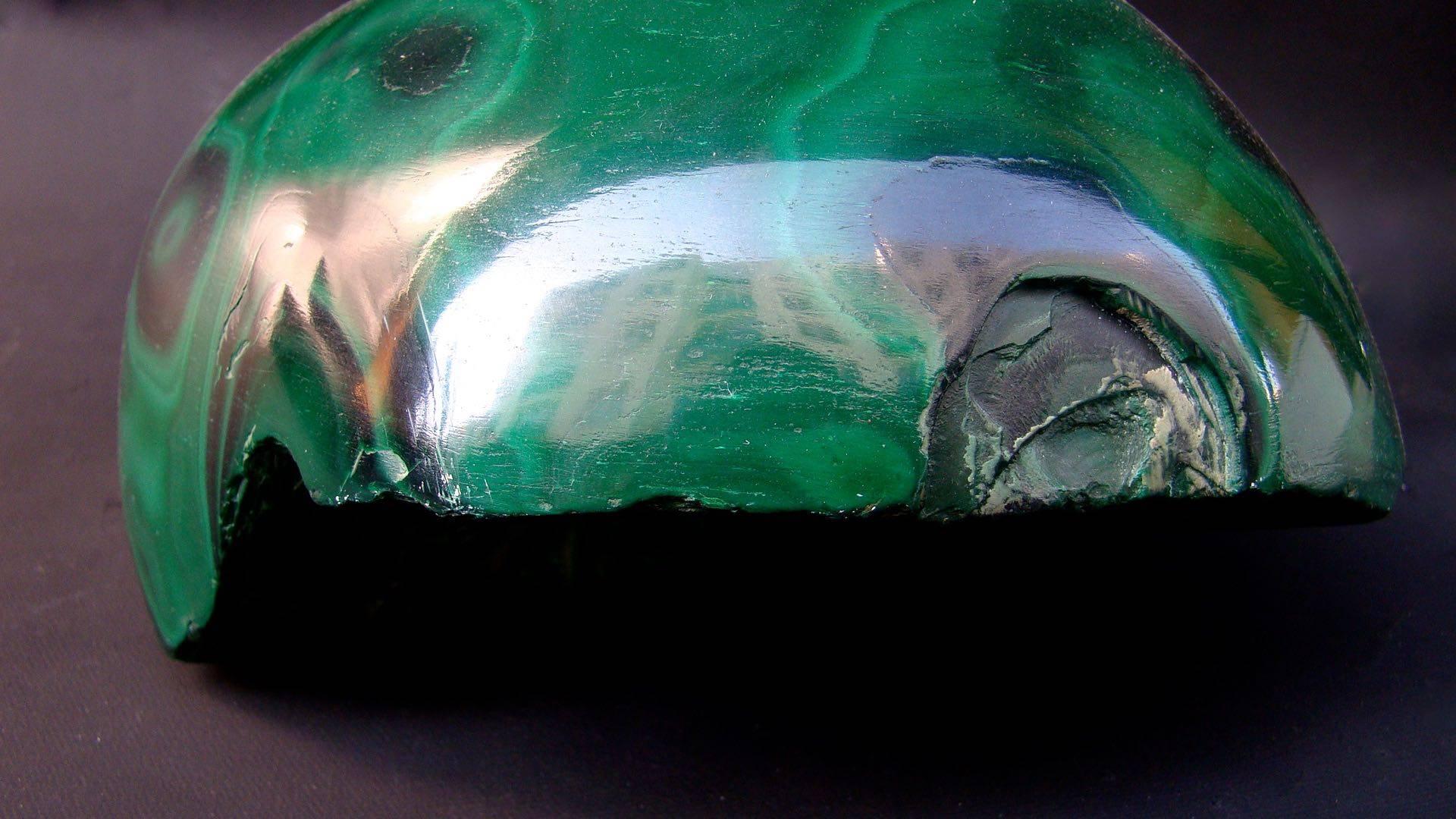 French Malachite Vide-Poche, circa 1960