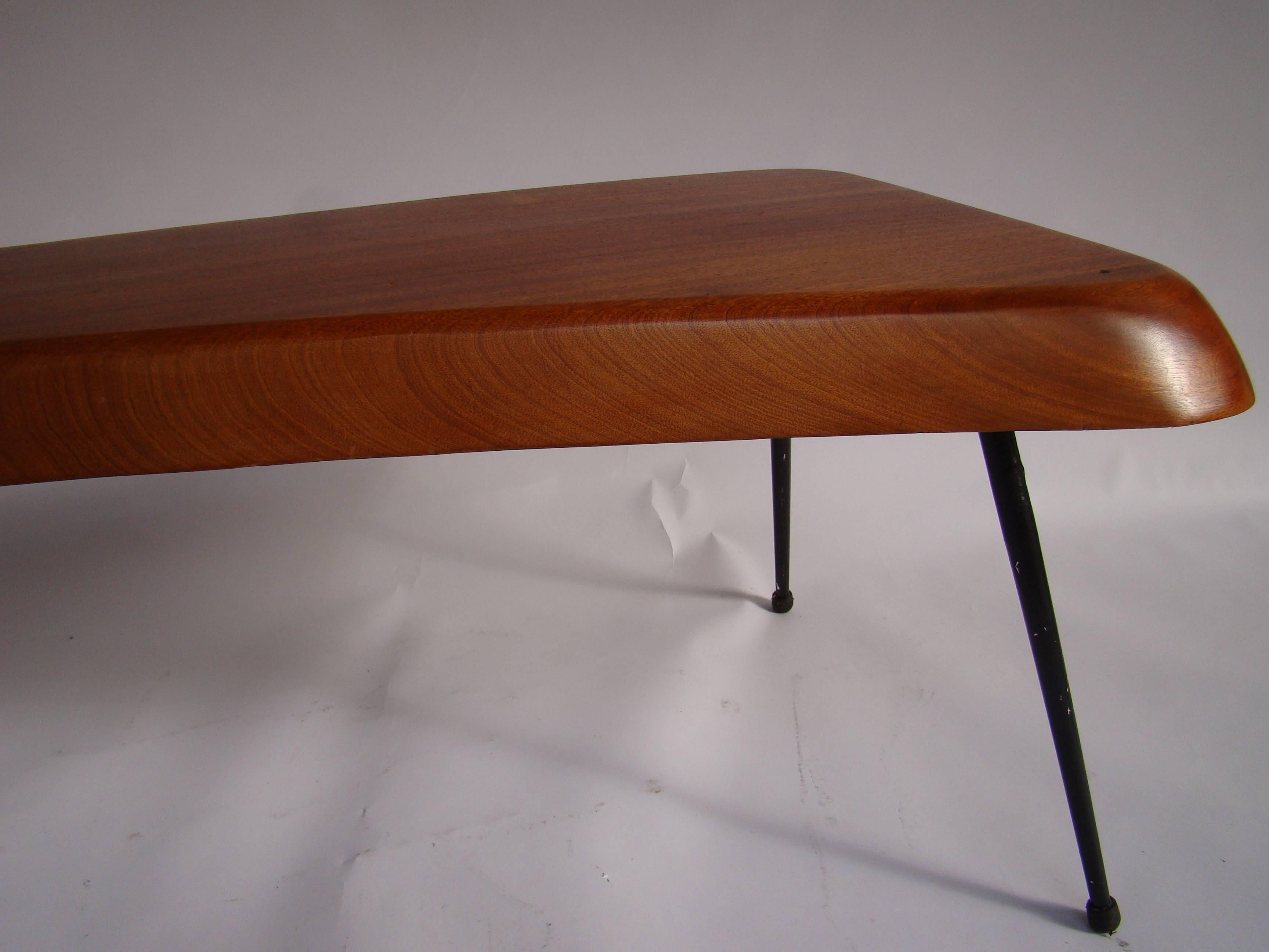 French Mahogany Coffee Table For Sale