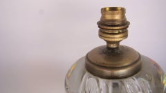 Glass Lamp by Schneider, France, 1960s