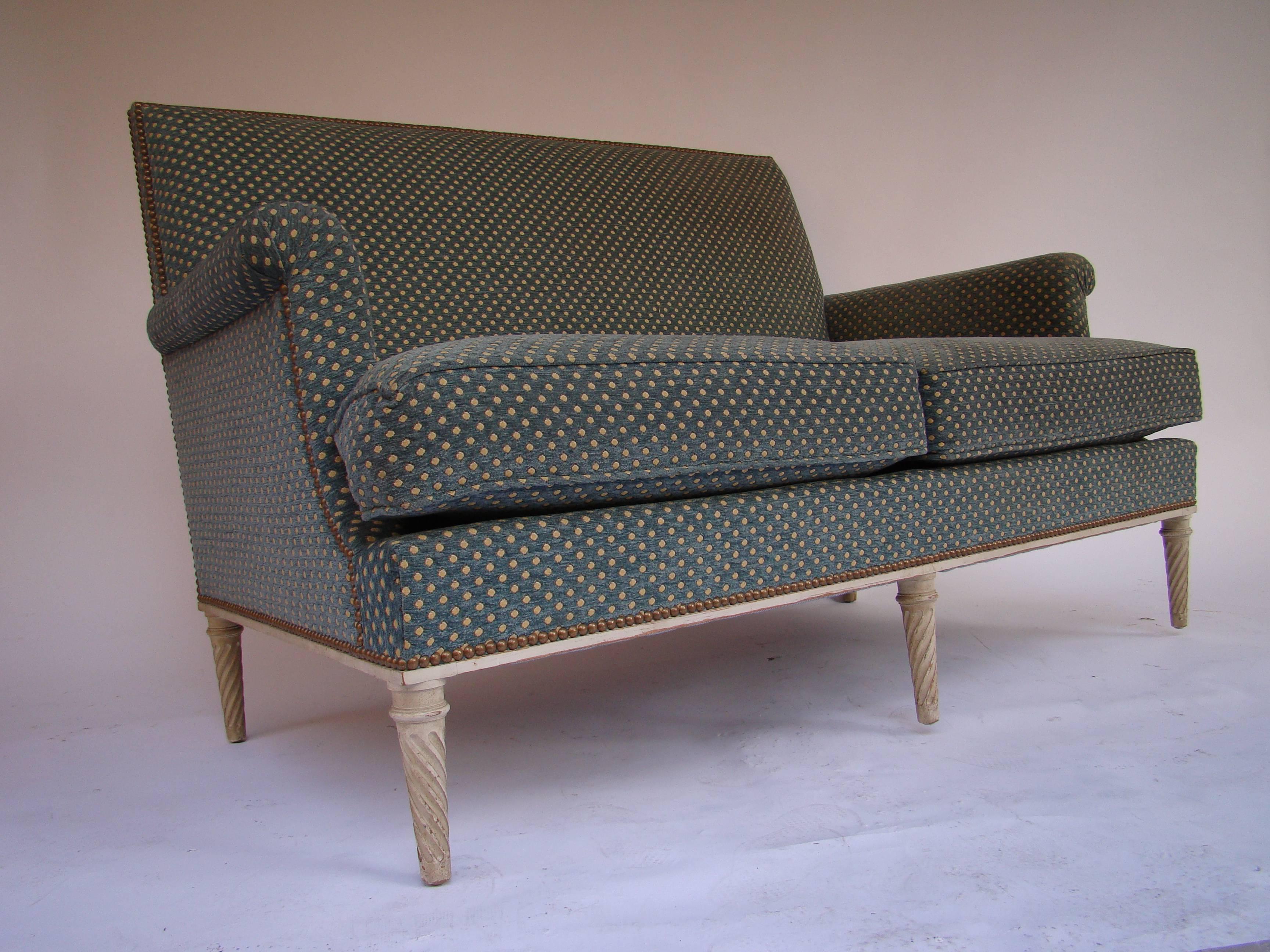 French Sofa by Maison Carlhian, circa 1940 In Good Condition In Saint-Ouen, FR