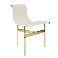 TG-10 Brass and Sling Leather Dining Chair Set by Katavolos, Littel & Kelly 5
