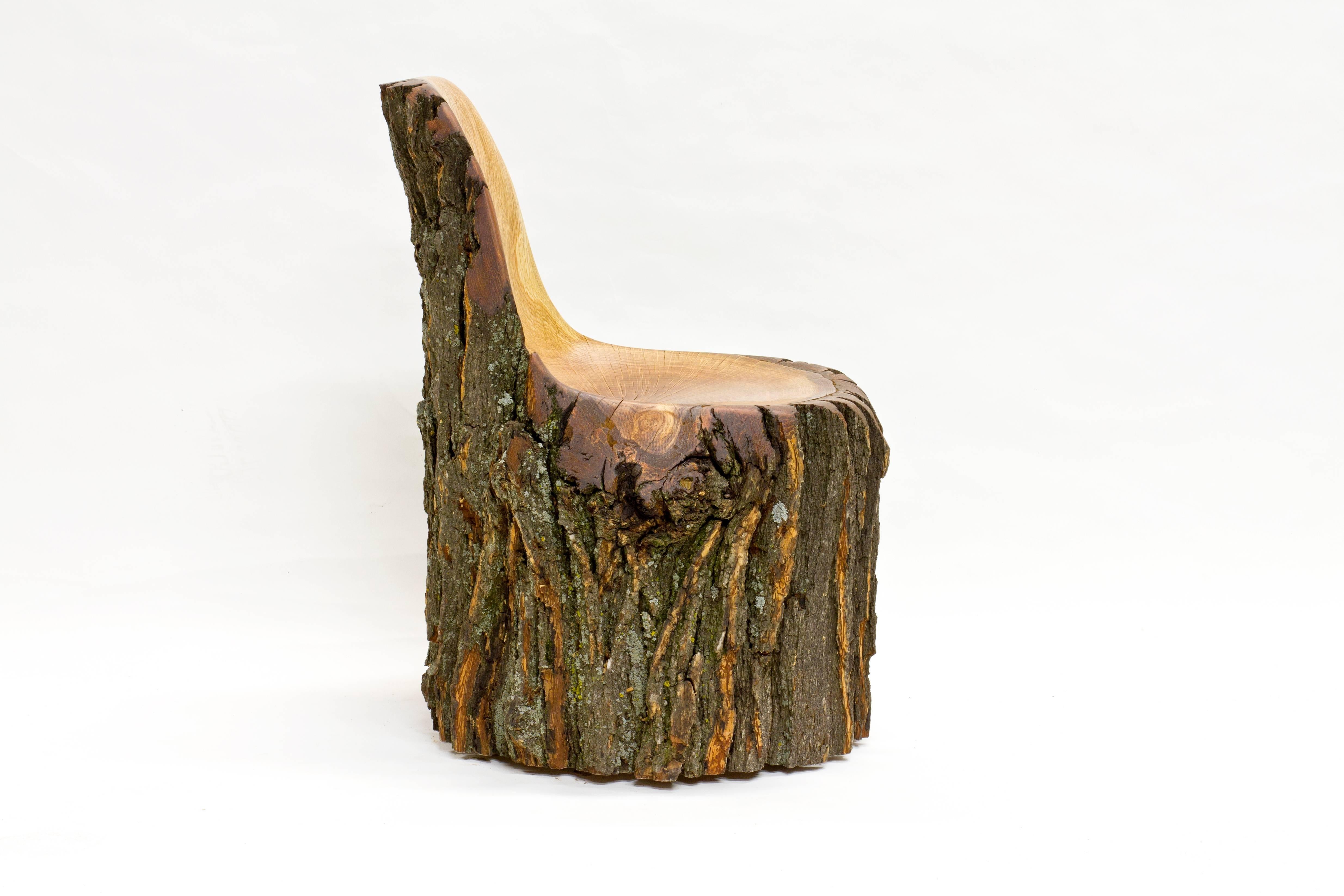 Mid-Century Modern Fauteuil de salon Log Type E en chêne rouge huilé de Tucker Viemeister pour Wooda en vente