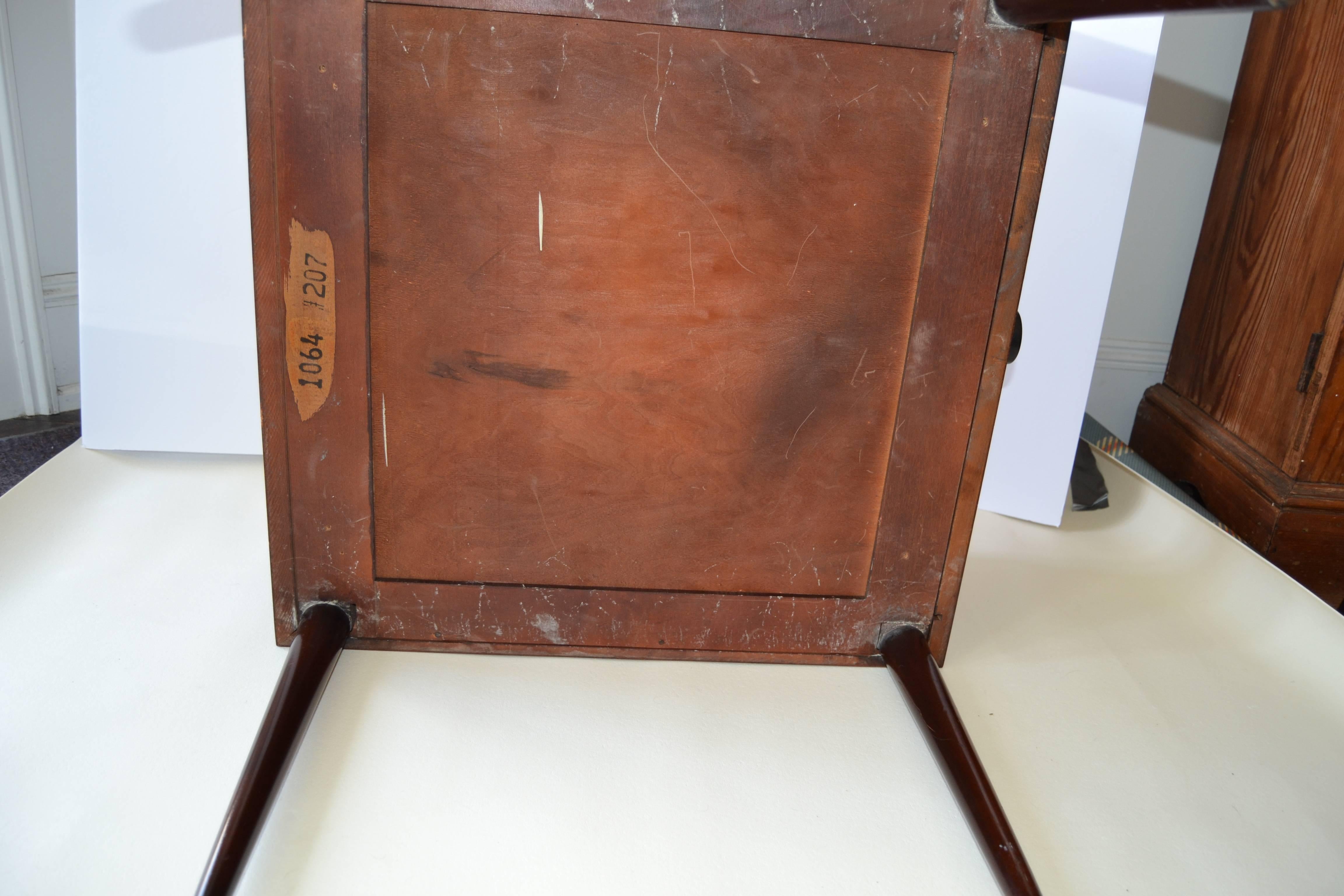 20th Century Paul Frankl Cork Top Two-Drawer Side Table