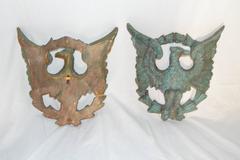 Carved Italian Imperial Roman Style Eagles