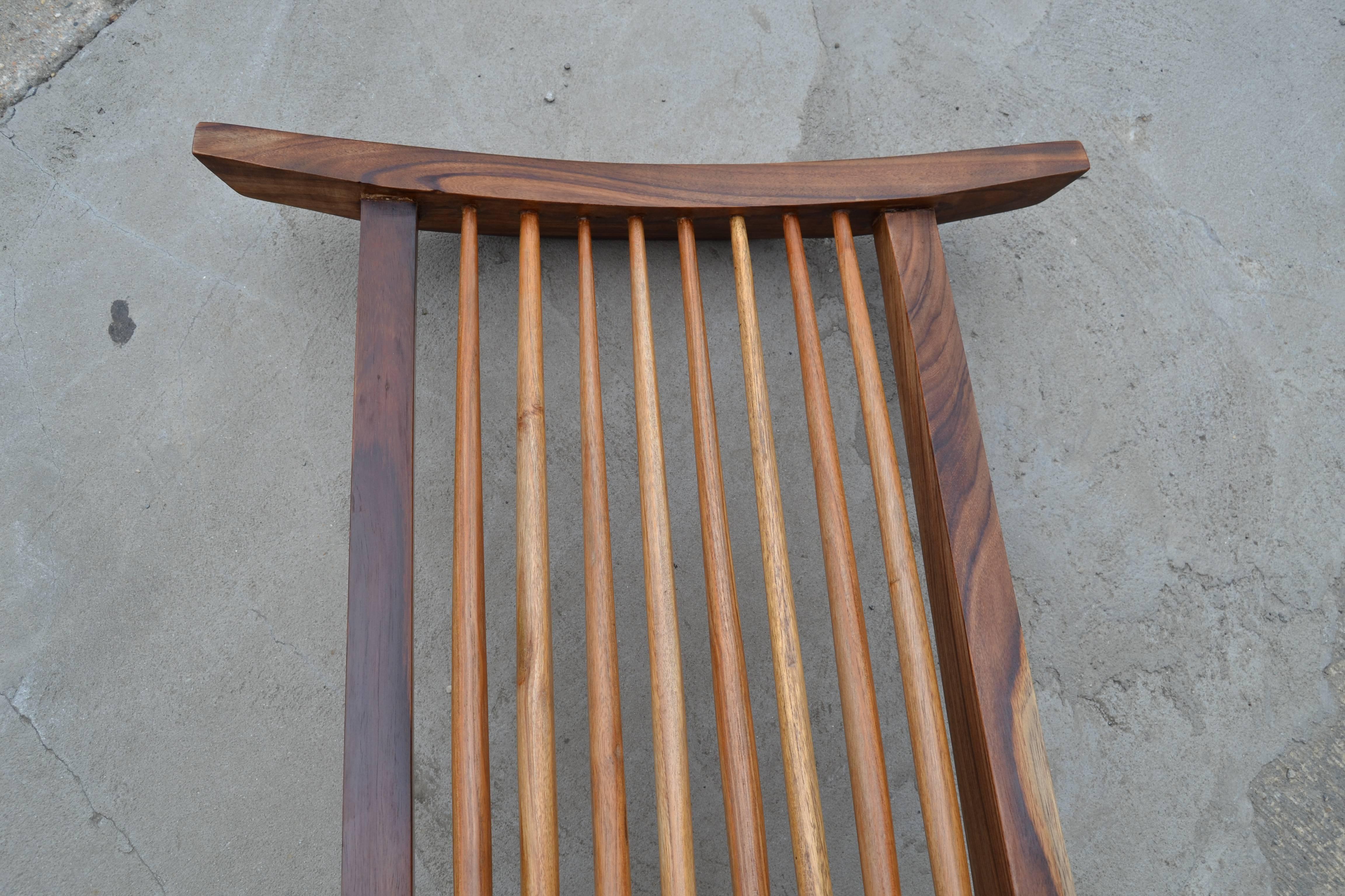 American Nakashima Style Conoid Chair For Sale