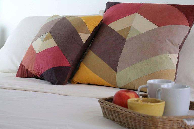 Quilted American Heritage Throw Pillow, Handmade to Order by Studio Dunn For Sale at 1stDibs