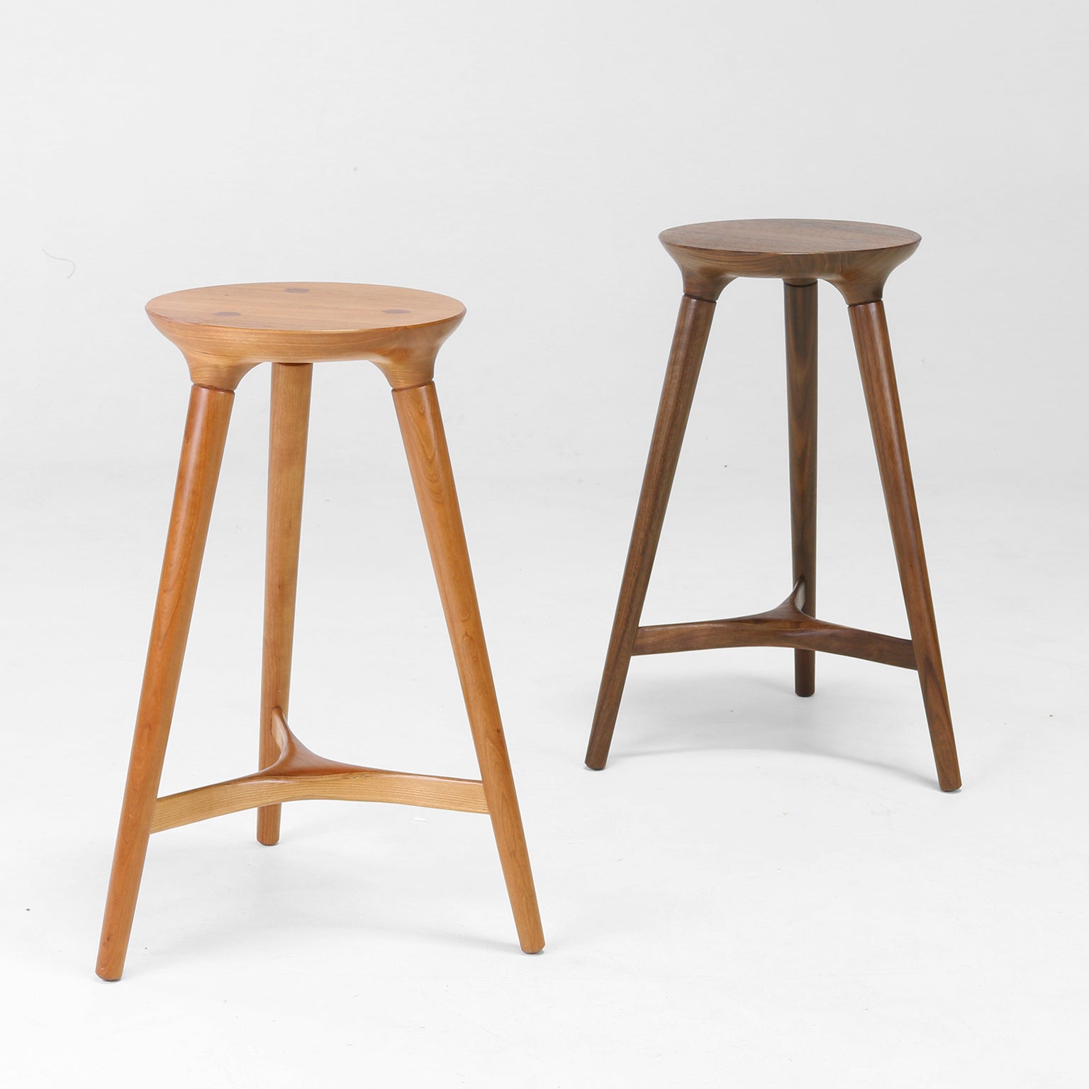 Kingstown Counter Stools, Scandinavian Inspired Design By Studio Dunn For Sale Kingstown Counter Stools, Scandinavian Inspired Design By Studio Dunn For Sale