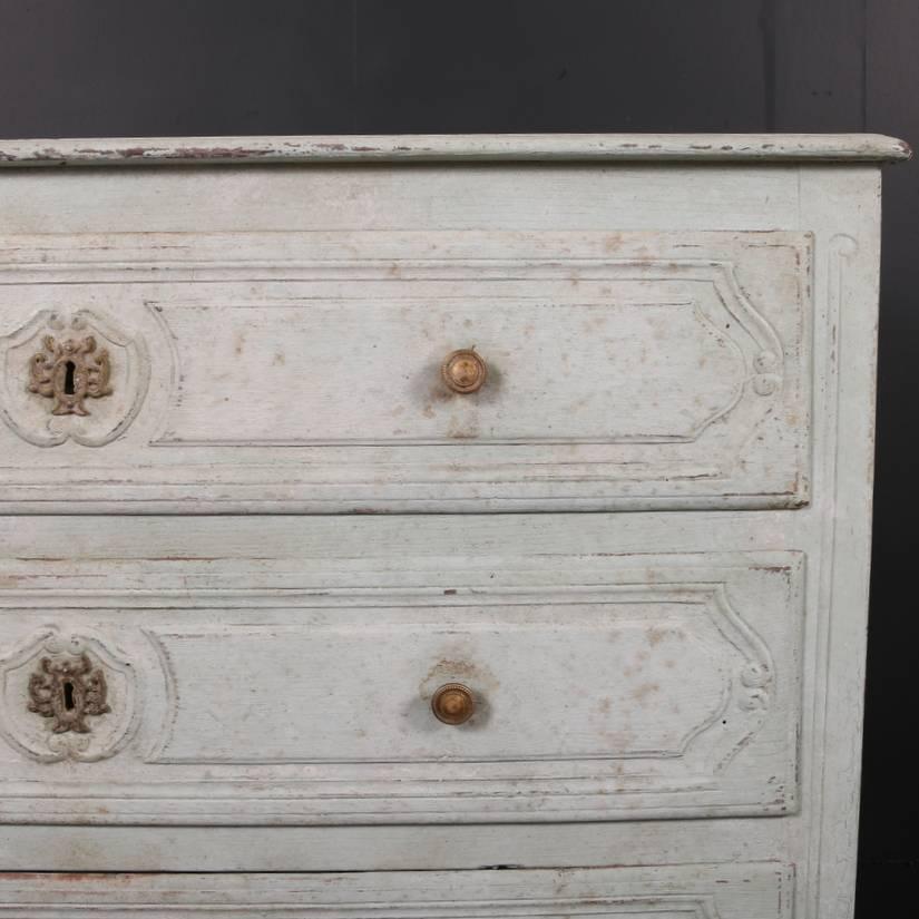 French Painted Commode In Good Condition In Leamington Spa, Warwickshire