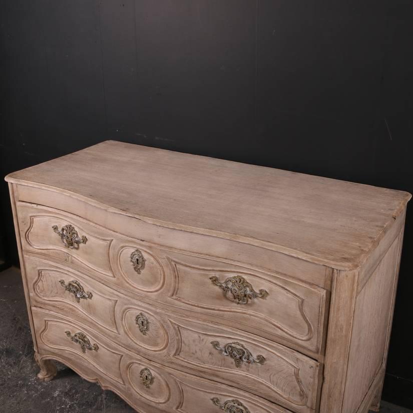 Louis XVI Bleached Oak Commode