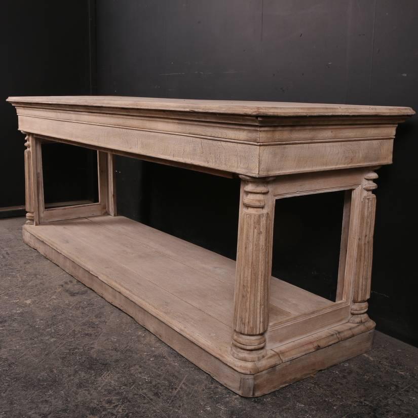 Louis Philippe Antique French Oak Drapers Table