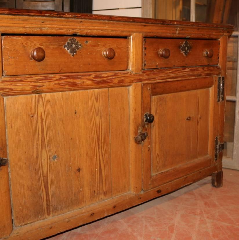 George III Antique English Dresser Base