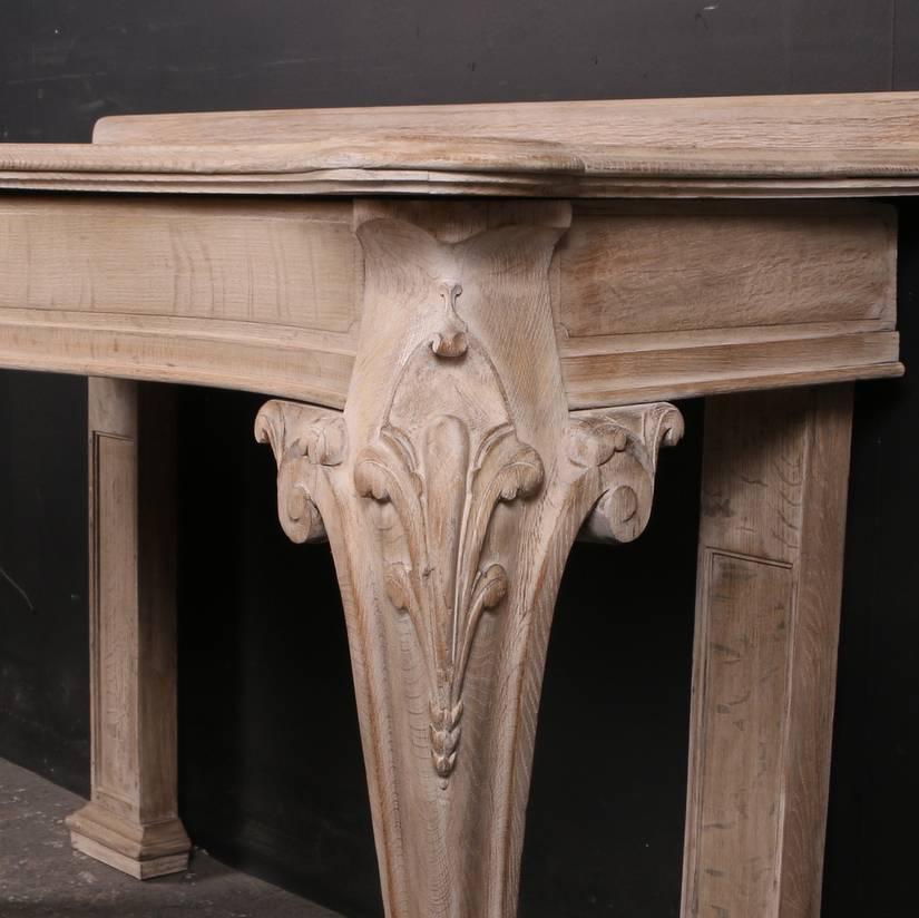 19th Century French Oak Console Table In Excellent Condition In Leamington Spa, Warwickshire