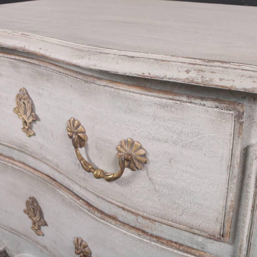 19th Century French Painted Commode. Circa 1820 In Excellent Condition In Leamington Spa, Warwickshire